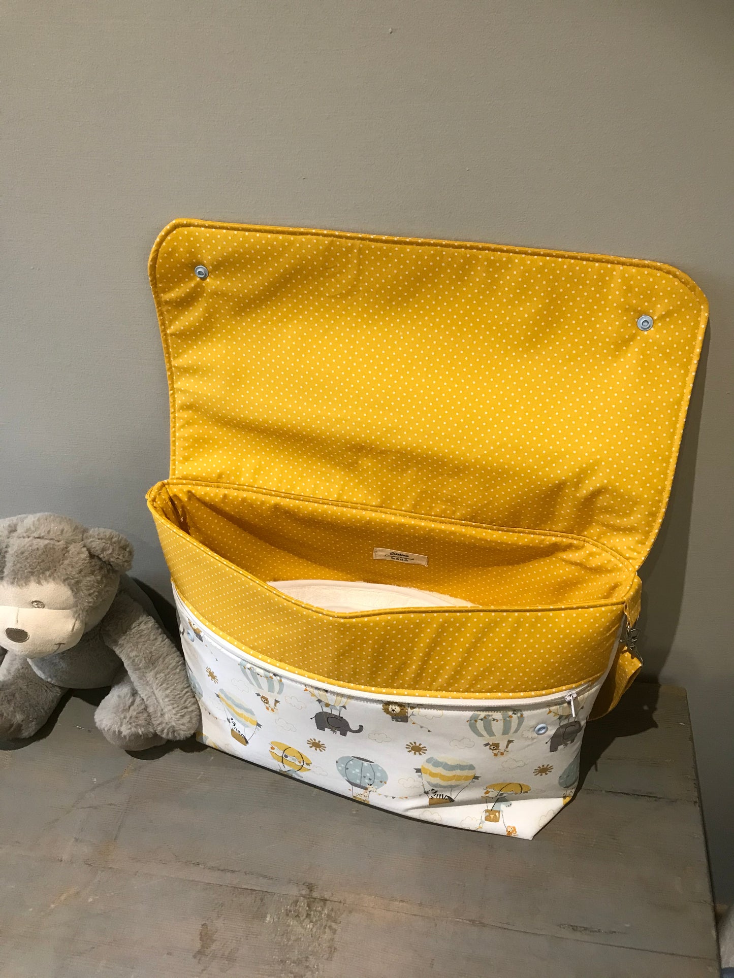 Borsa Cambio Mongolfiere gialle