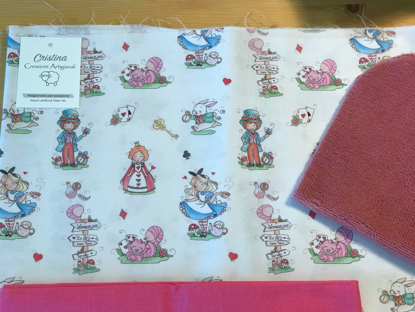 Cotone Premium Alice nel paese delle meraviglie