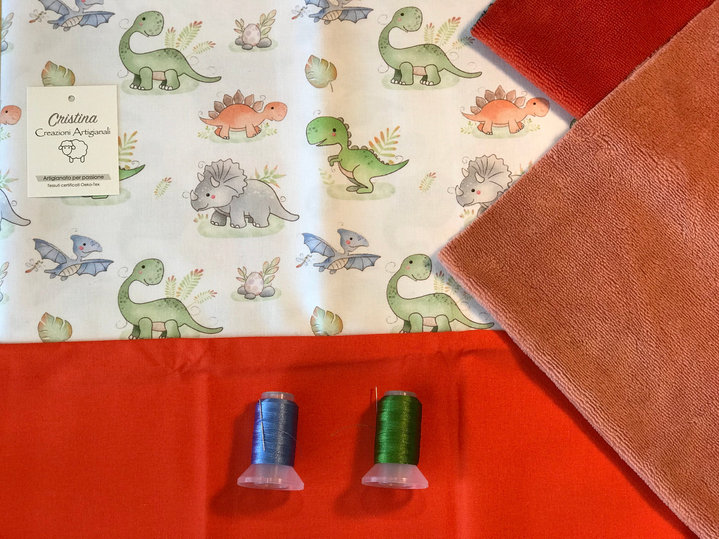 Cotone Premium Dinosauri