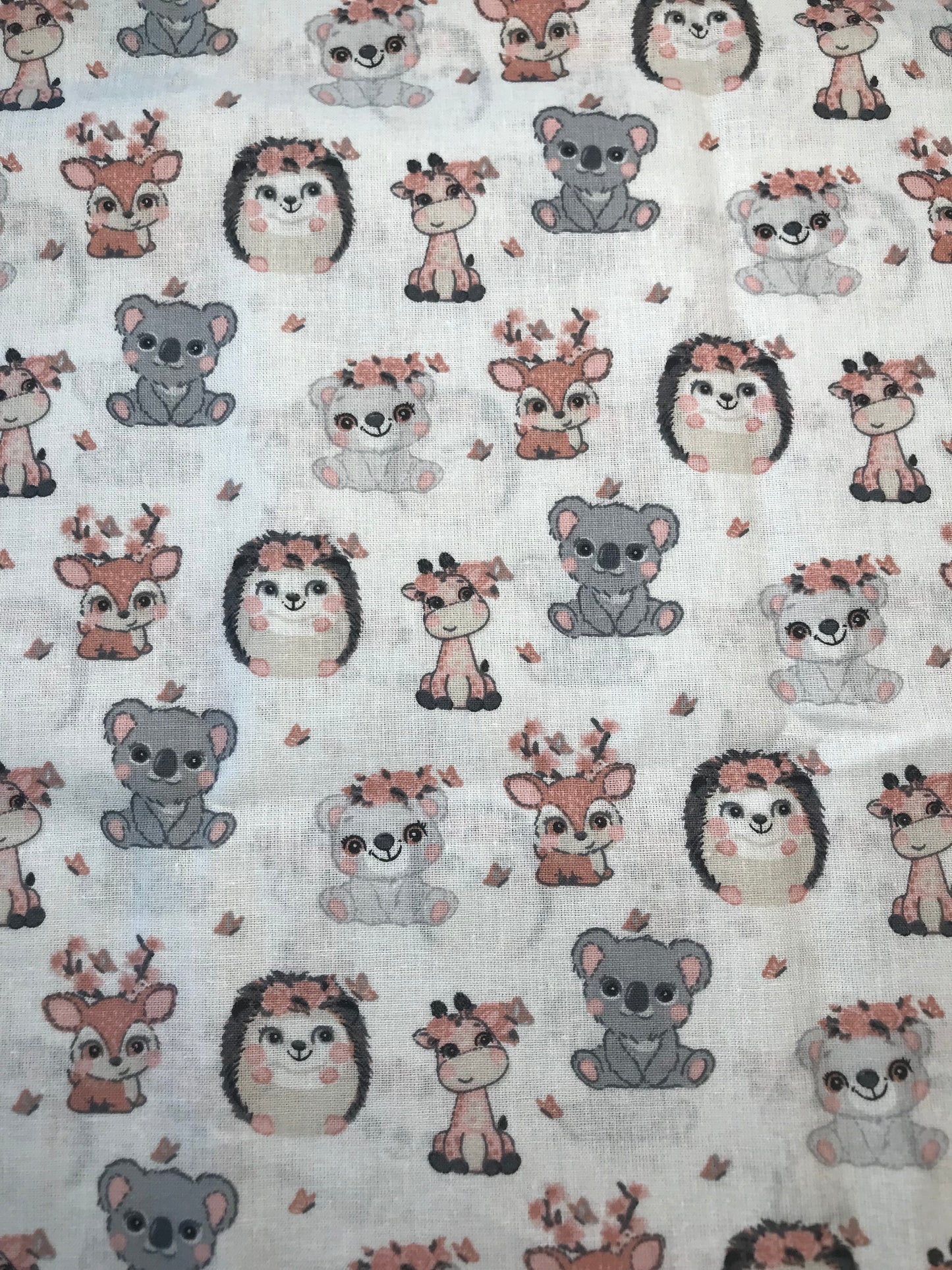 Cotone Animali in fiore