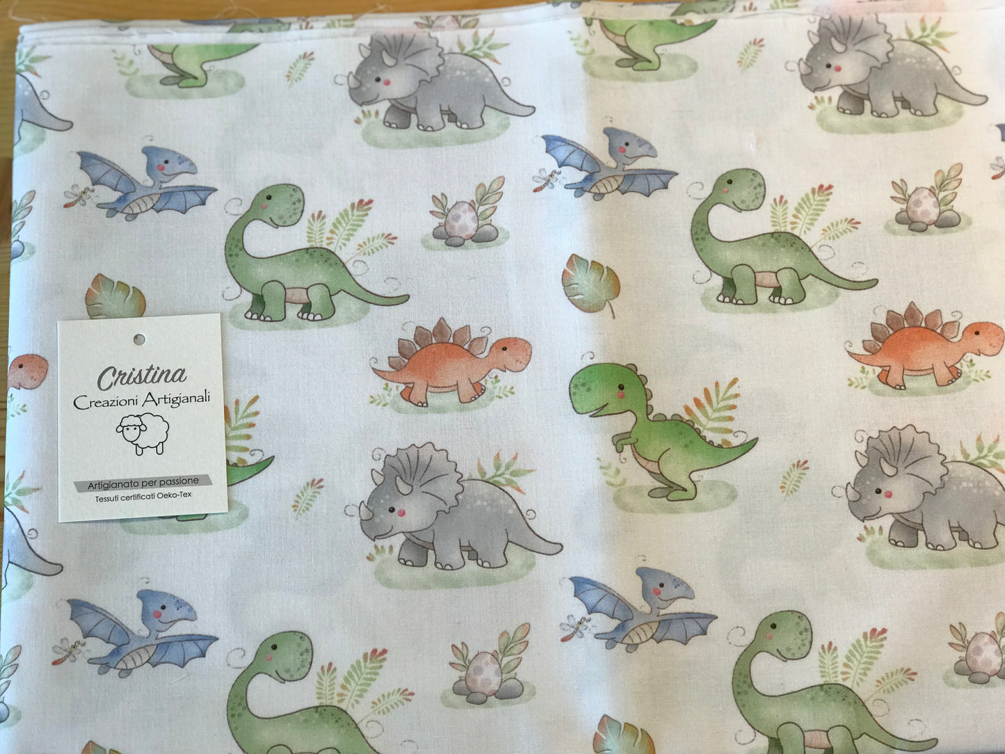 Cotone Premium Dinosauri