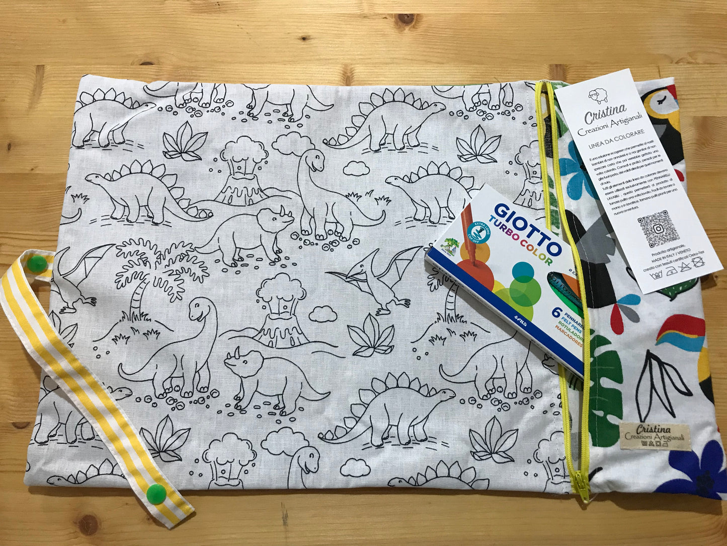 Tovaglietta americana da colorare Dinosauri