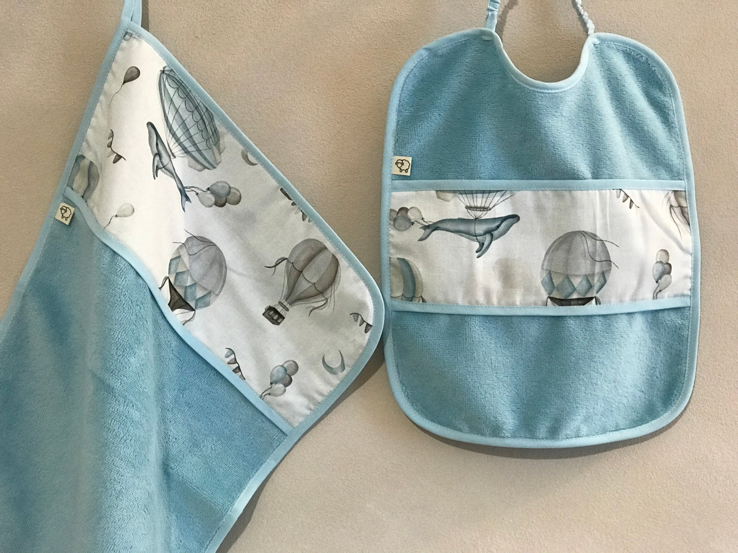 Coordinato Mongolfiere azzurra