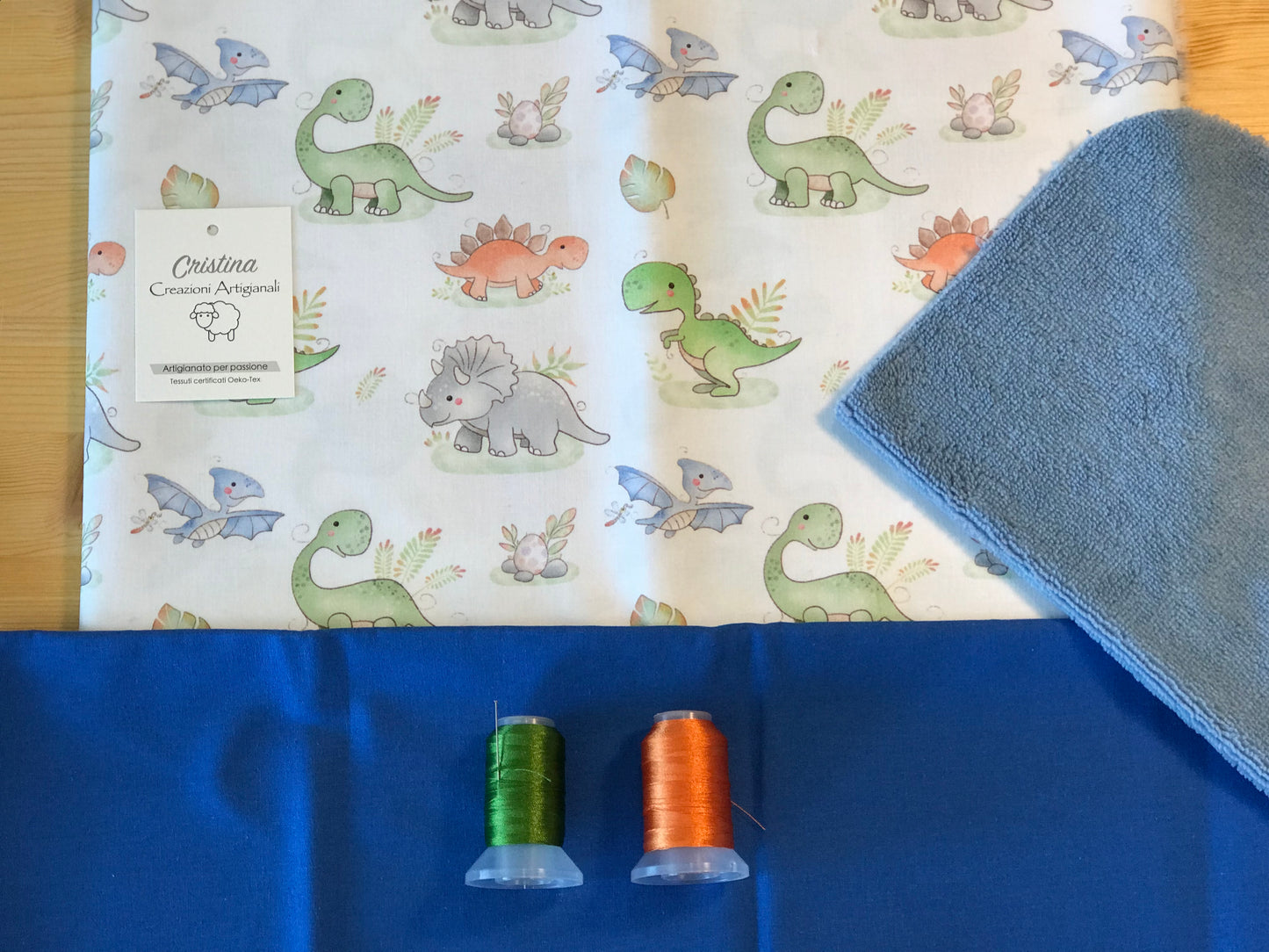 Cotone Premium Dinosauri