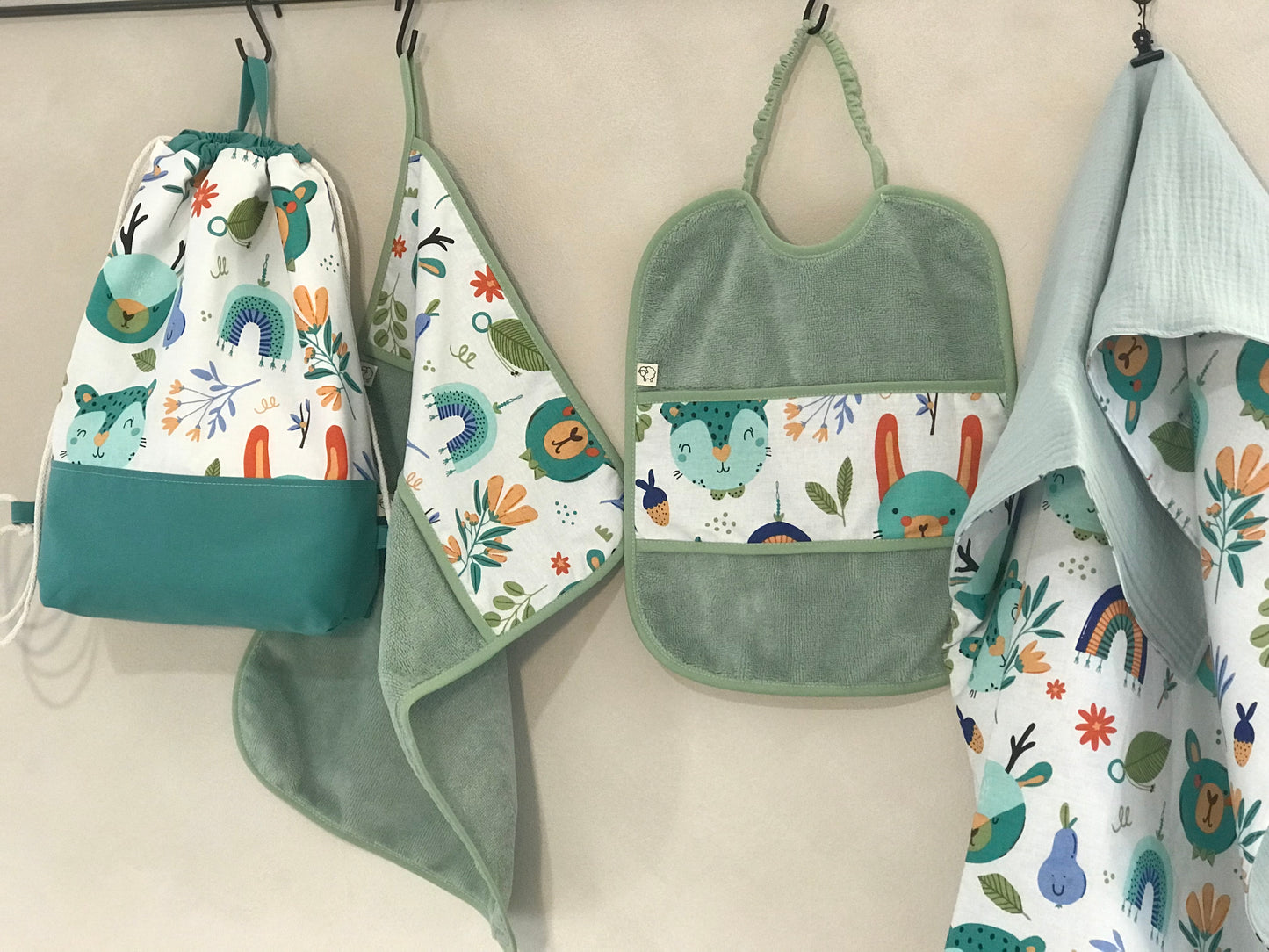 Set Asilo Animali Turchese