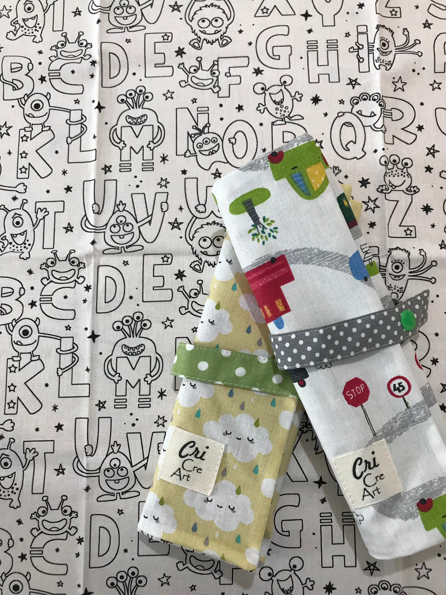 Tovaglietta americana da colorare Lettere