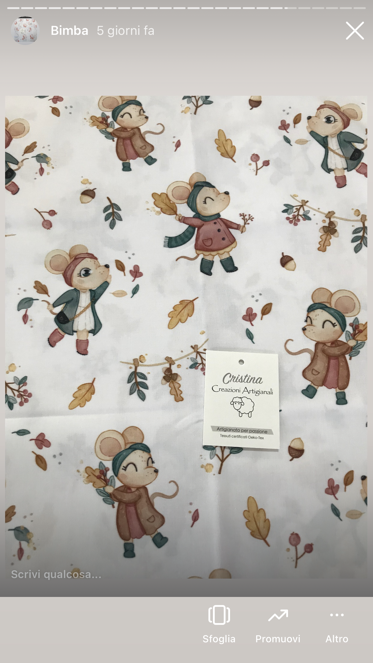 Cotone Premium Topine autunnali