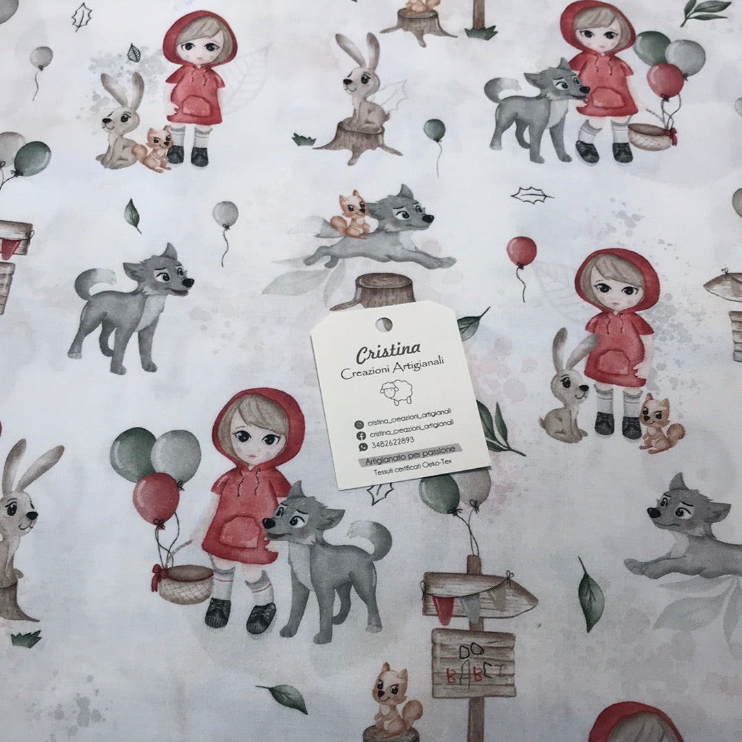 Cotone Premium Cappuccetto Rosso