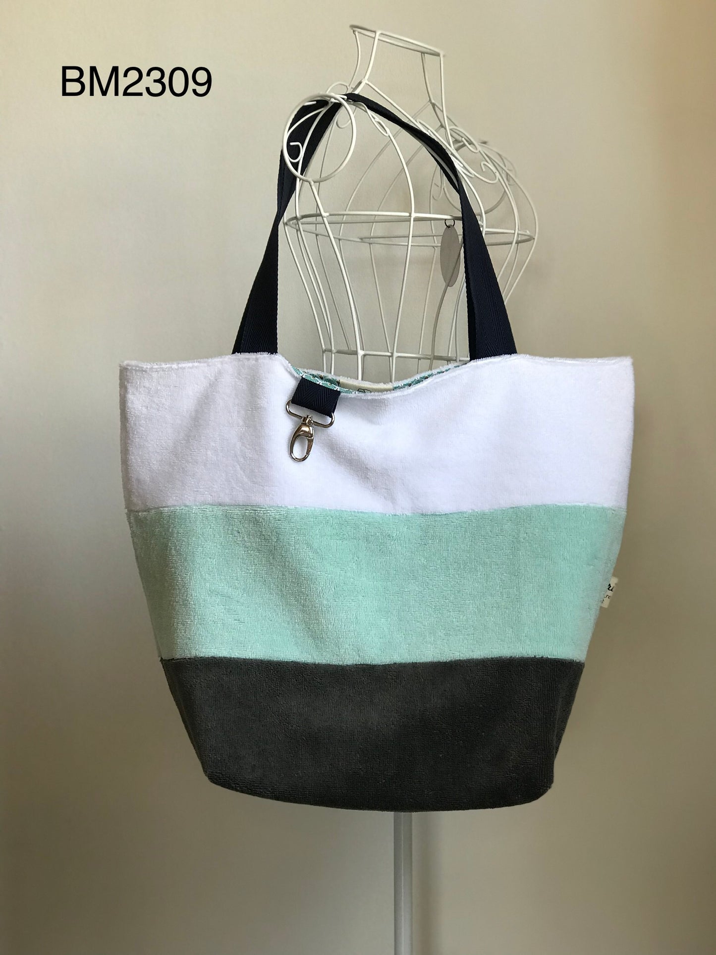 Borsa Mare ventagli turchese
