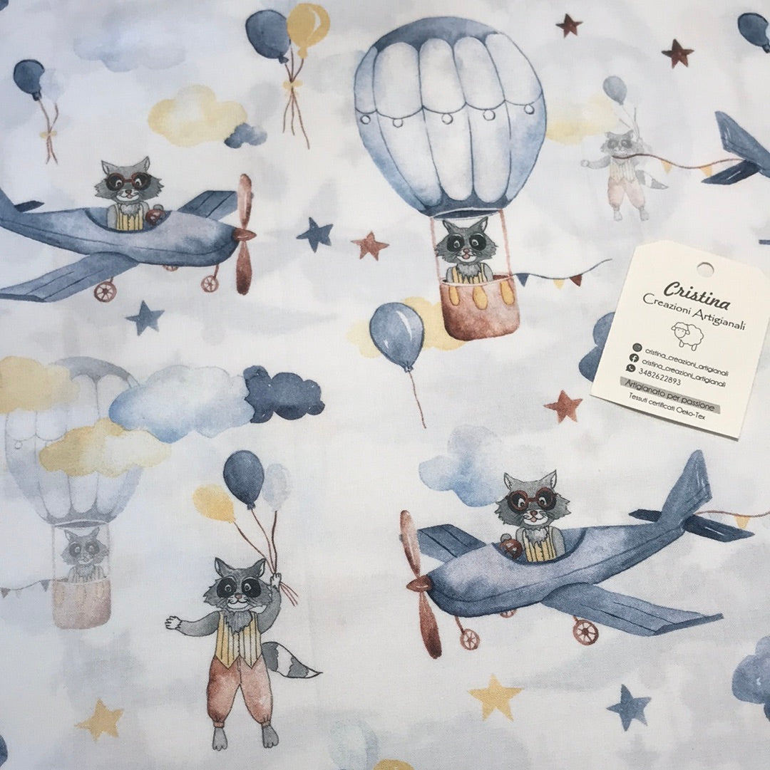 Cotone Premium Aviatore Blu