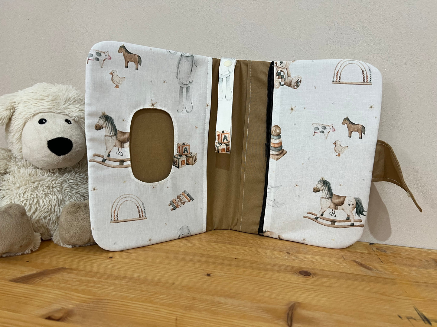 Set Nascita Giochi vintage beige