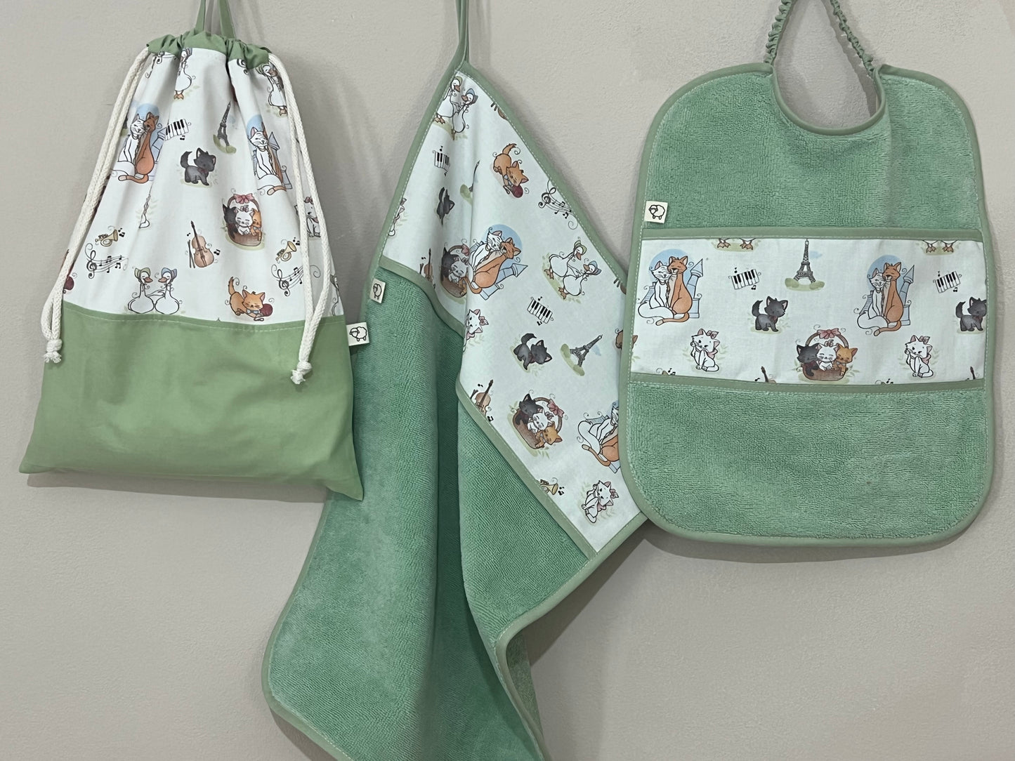 Set Asilo Gli Aristogatti Verde