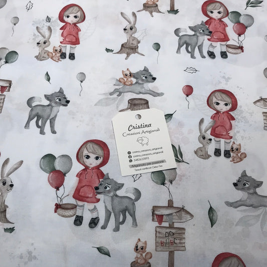 Cotone Premium Cappuccetto Rosso