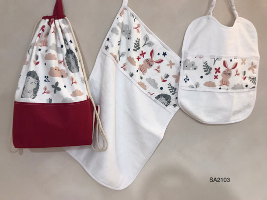 Set asilo Coniglietti e Ricci